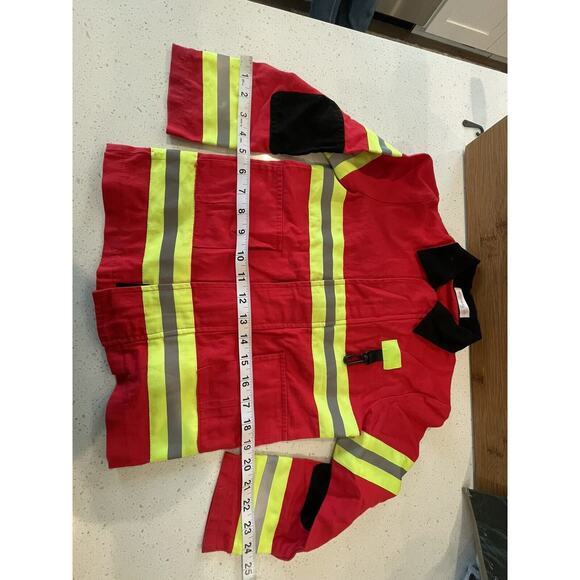 Fire Fighter Costume Jacket Only Size 7/8‎ - Picture 7 of 7